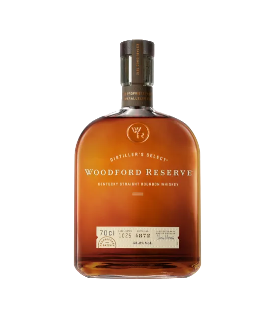 Woodford Reserve, fles bij slijterij t Bockje in Bathmen