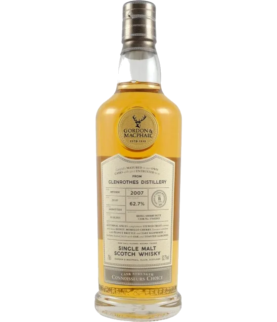 Gordon & MacPhail Glenrothes 2007 16 Years Old, fles bij slijterij t Bockje in Bathmen