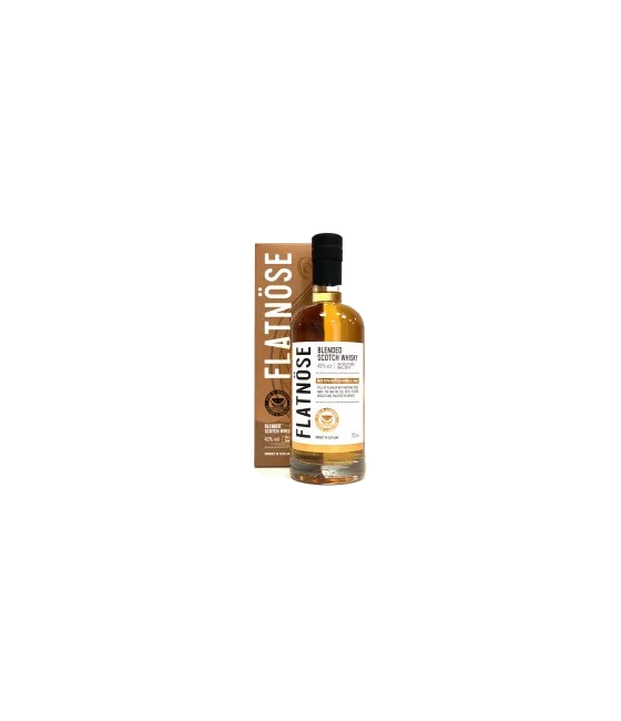 Flatnöse Blended Scotch Whisky, fles bij slijterij t Bockje in Bathmen