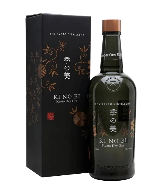KI NO BI Kyoto Dry Gin, fles bij slijterij t Bockje in Bathmen