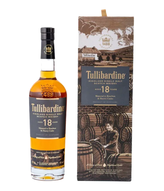 Tullibardine 18 Years Old, fles bij slijterij t Bockje in Bathmen