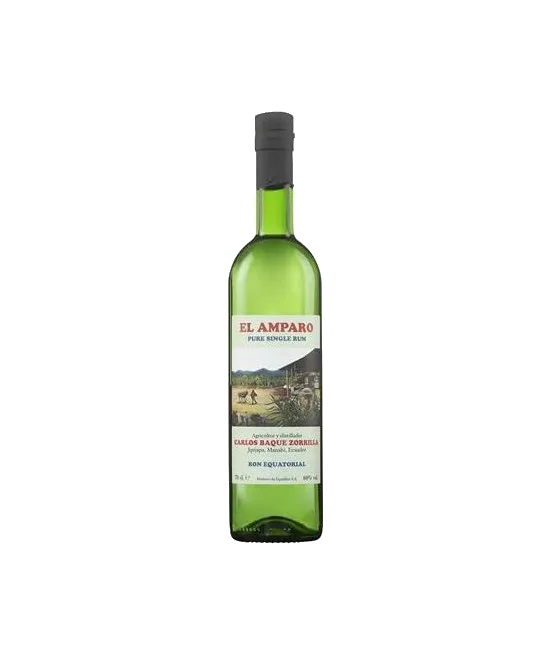 El Amparo Pure Single Rum, fles bij slijterij t Bockje in Bathmen