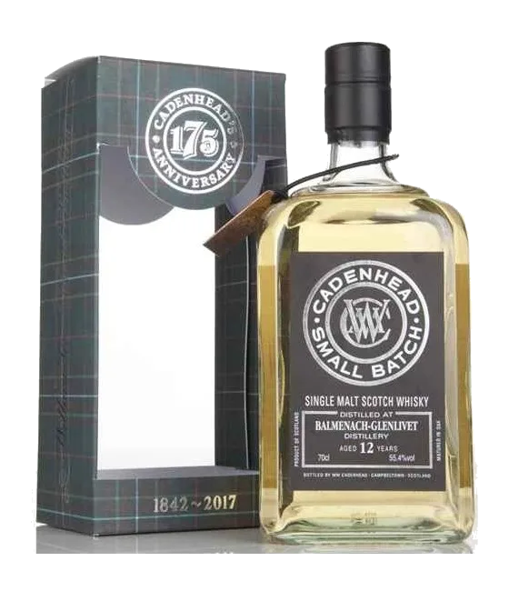 Cadenhead Balmenach-Glenlivet 12 years old, fles bij slijterij t Bockje in Bathmen