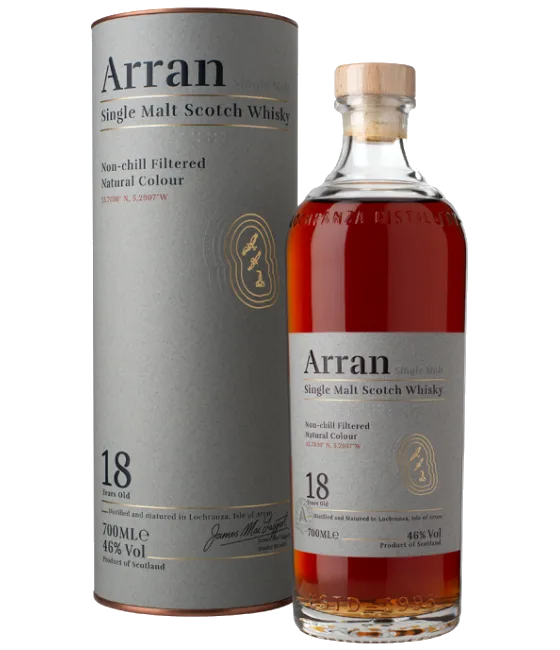Arran Malt 18 Years Old, fles bij slijterij t Bockje in Bathmen