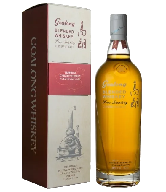 Goalong Blended Whiskey, fles bij slijterij t Bockje in Bathmen