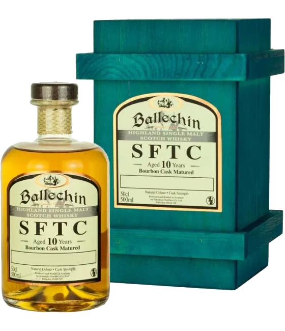 BALLECHIN SFTC Bourbon Cask 10 years old, fles bij slijterij t Bockje in Bathmen