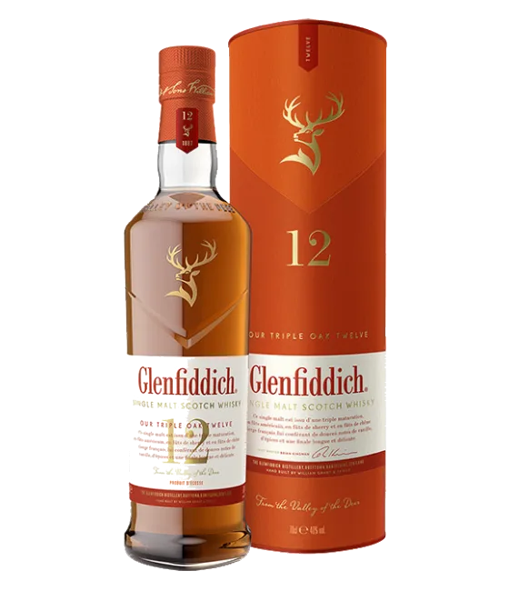 Glenfiddich 12 Years Old Triple Oak, fles bij slijterij t Bockje in Bathmen