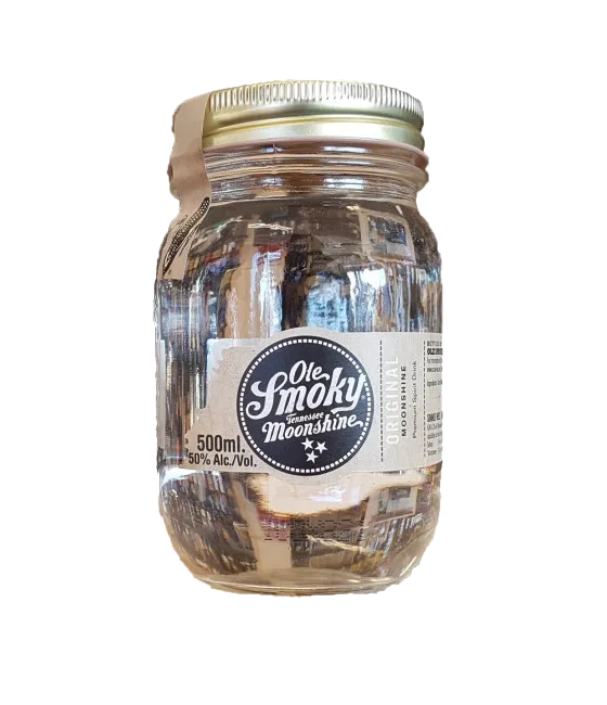 Moonshine Original, fles bij slijterij t Bockje in Bathmen