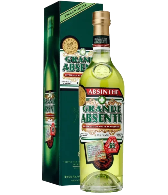 Grande Absente Bitter 69, fles bij slijterij t Bockje in Bathmen