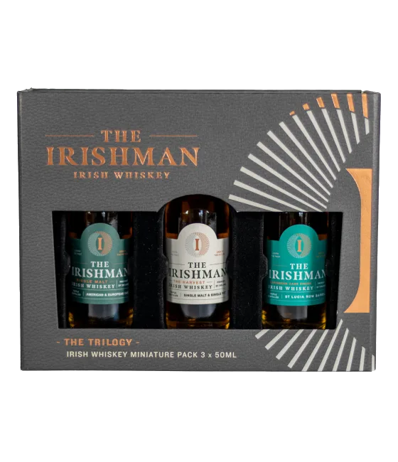 The Irishman The Trilogy Geschenkpakket 3 x 5cl, fles bij slijterij t Bockje in Bathmen