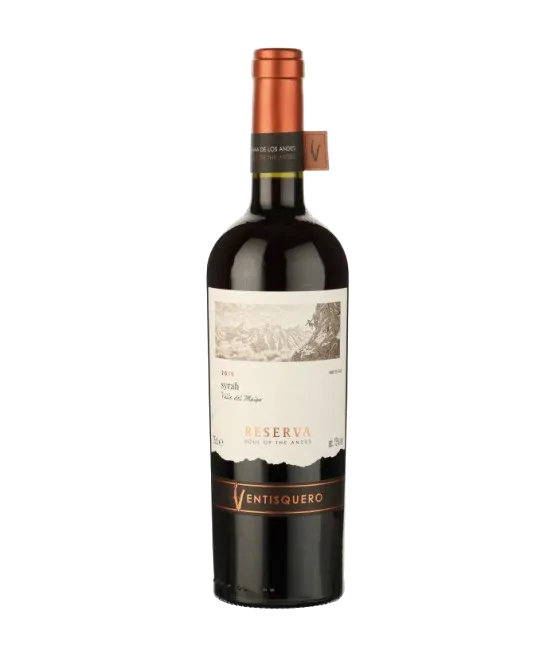 Ventisquero Reserva Syrah Valle Del Maipo, fles bij slijterij t Bockje in Bathmen