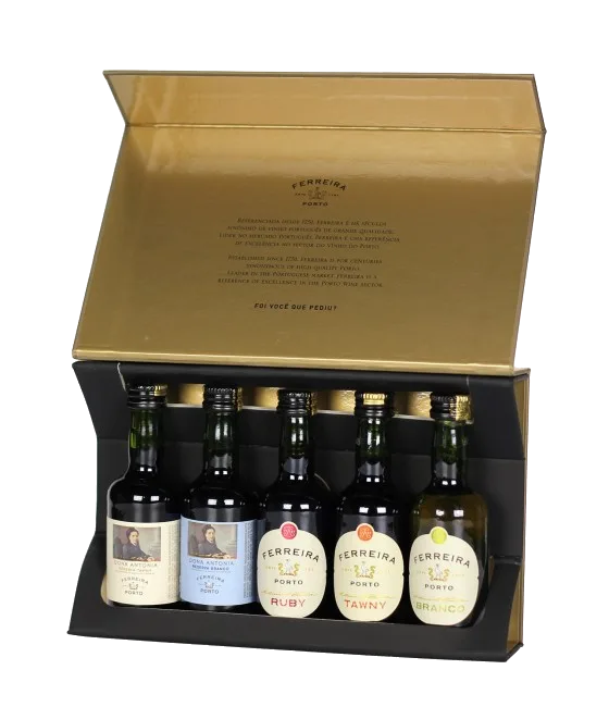 Ferreira Port Miniature Gift Pack 5x5cl., fles bij slijterij t Bockje in Bathmen
