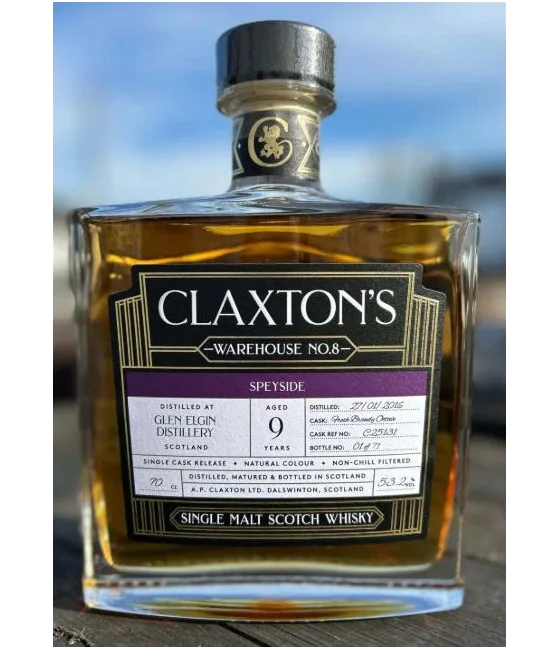 Claxton’s Warehouse No.8 Glen Elgin 9 Years Old 2016 #C25131