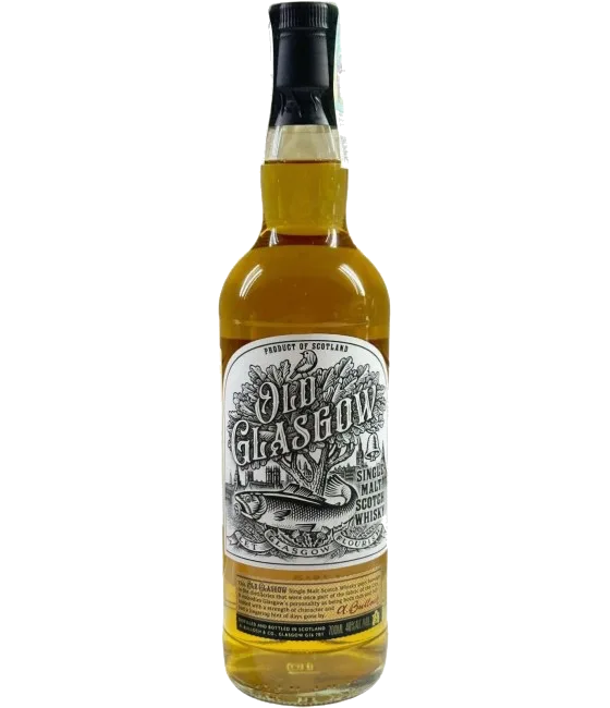 Old Glasgow Single Malt Whisky, fles bij slijterij t Bockje in Bathmen
