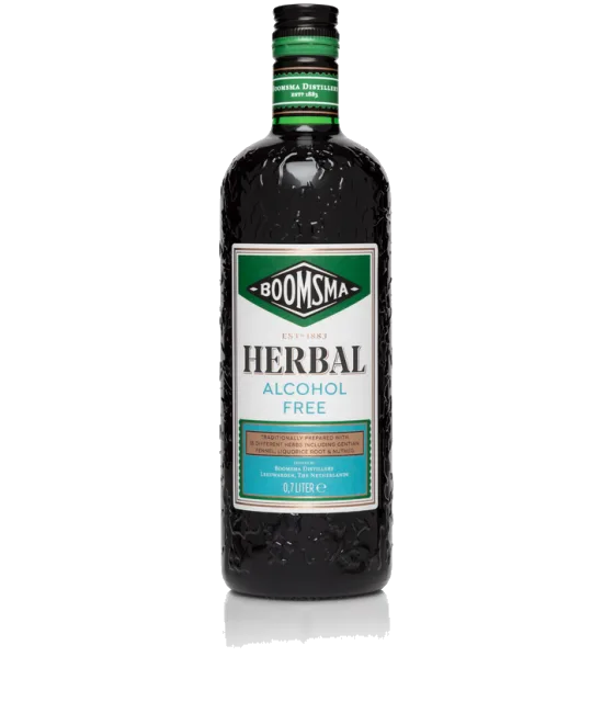 Boomsma Herbal Alcohol Free, fles bij slijterij t Bockje in Bathmen