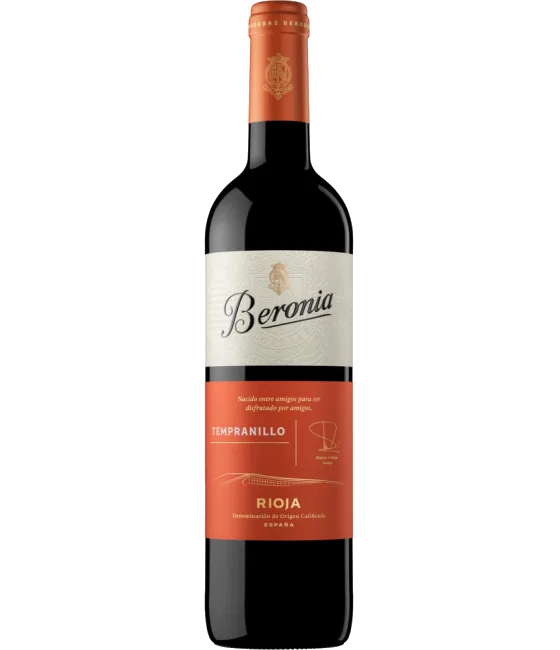 Beronia Rioja Tempranillo, fles bij slijterij t Bockje in Bathmen