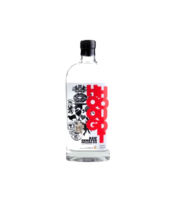 Hooghoudt Raw Jenever, fles bij slijterij t Bockje in Bathmen