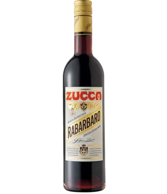ZUCCA Rabarbaro, fles bij slijterij t Bockje in Bathmen