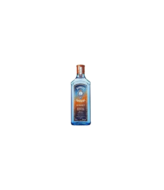 Bombay Sapphire Sunset, fles bij slijterij t Bockje in Bathmen