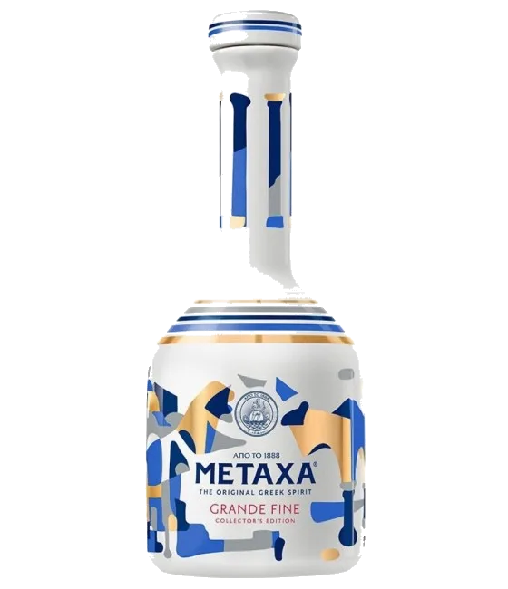 Metaxa Grande Fine Collector’s Edition, fles bij slijterij t Bockje in Bathmen