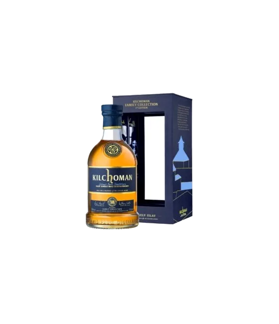 Kilchoman 18 years Family Collection 1st Edition, fles bij slijterij t Bockje in Bathmen