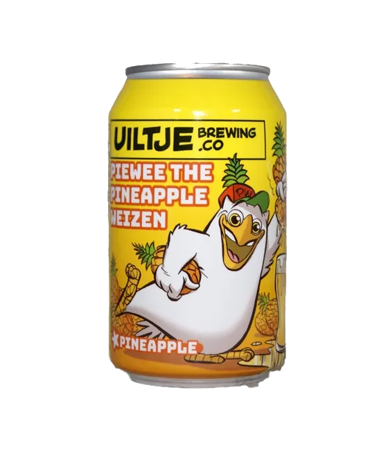 Uiltje Piewee the Pineapple Weizen, fles bij slijterij t Bockje in Bathmen