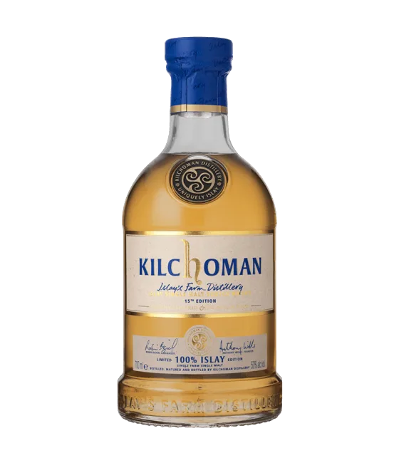 Kilchoman 100% Islay – The 15th Edition 9 Years Old, fles bij slijterij t Bockje in Bathmen