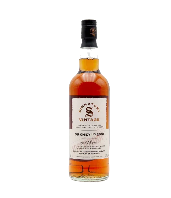 Signatory ORKNEY 2010 100 proof #38, fles bij slijterij t Bockje in Bathmen