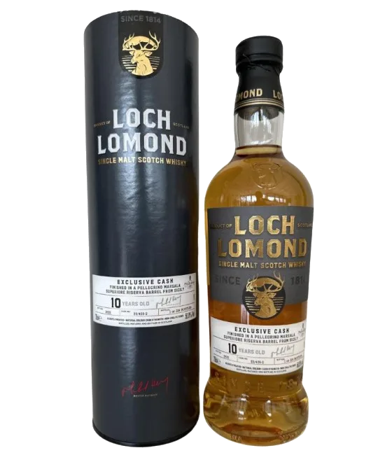 Loch Lomond Exclusive Cask 10 Years Old Pellegrino Marsala 22/428-2, fles bij slijterij t Bockje in Bathmen