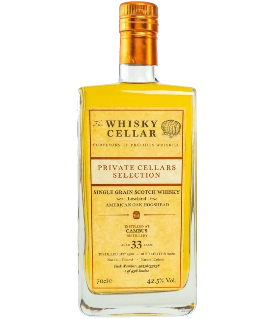 Whisky Cellar Cambus 33 Years Old, fles bij slijterij t Bockje in Bathmen