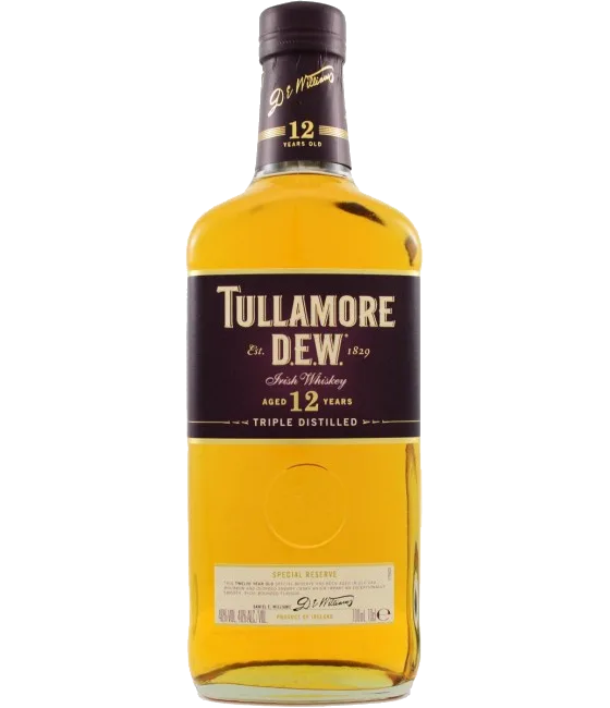 Tullamore Dew 12 Years Old, fles bij slijterij t Bockje in Bathmen