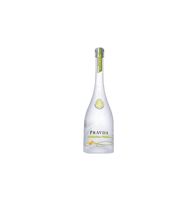 Pravda Citron, fles bij slijterij t Bockje in Bathmen