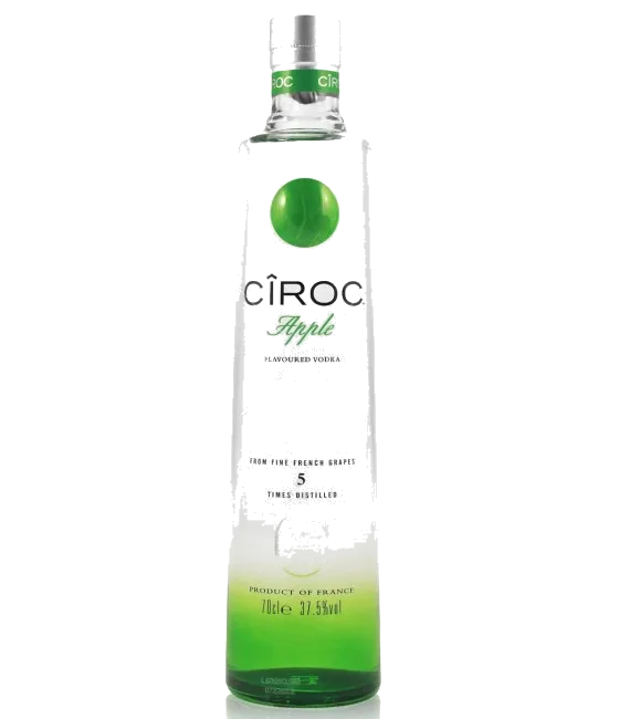 Ciroc Apple, fles bij slijterij t Bockje in Bathmen
