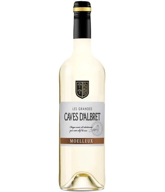 Caves d’Albret Moelleux, fles bij slijterij t Bockje in Bathmen