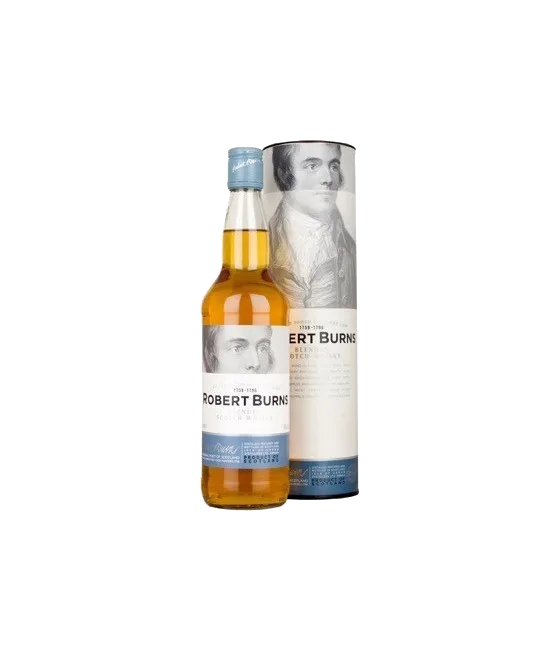 Arran Robert Burns Blended Scotch, fles bij slijterij t Bockje in Bathmen