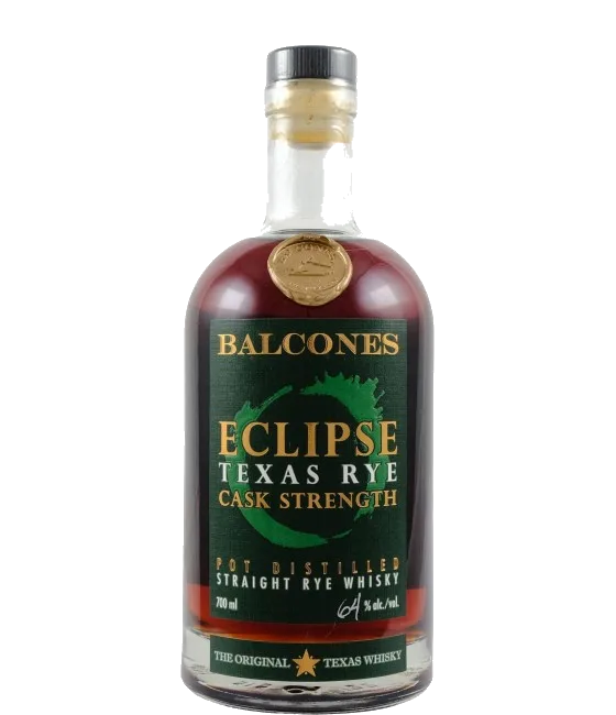 Balcones Eclipse Texas Rye Cask Strength, fles bij slijterij t Bockje in Bathmen