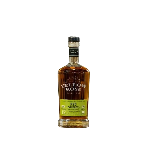 Yellow Rose Rye, fles bij slijterij t Bockje in Bathmen