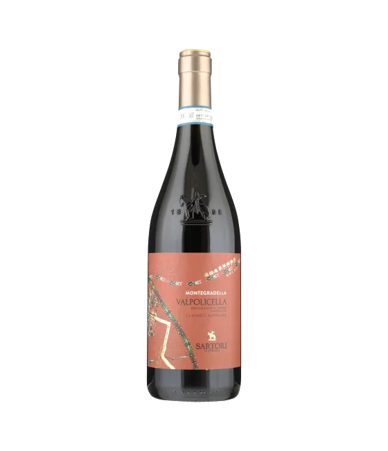 Sartori Valpolicella Classico Montegradella, fles bij slijterij t Bockje in Bathmen