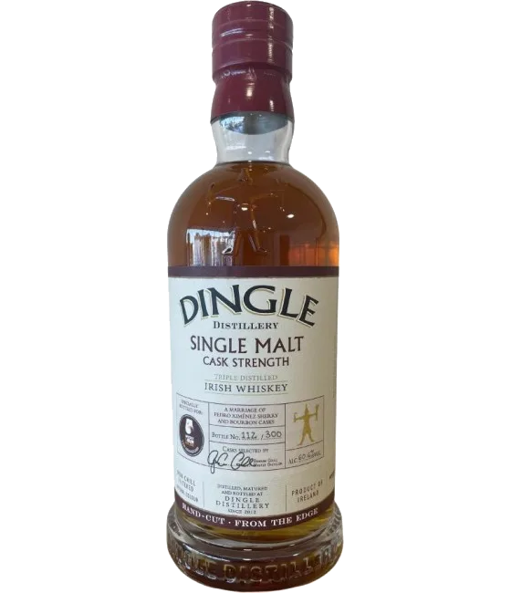 Dingle Single Malt Cask Strength, fles bij slijterij t Bockje in Bathmen