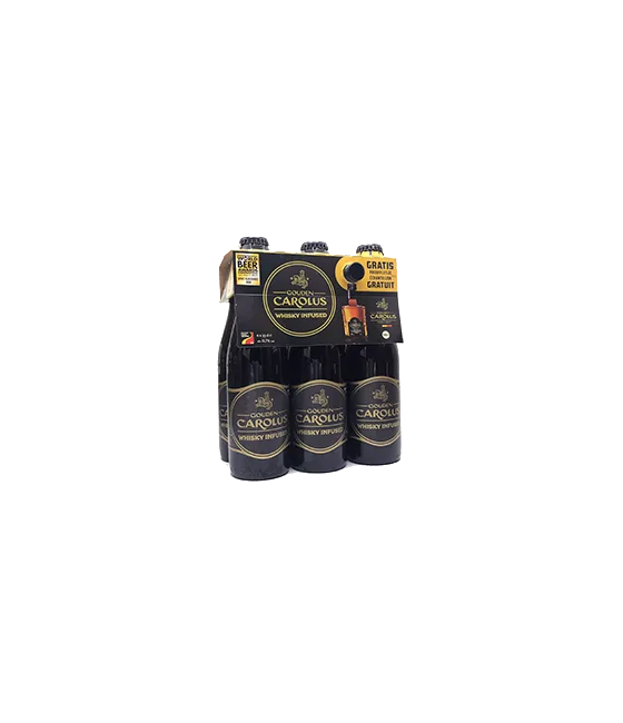 Gouden Carolus Whisky Infused 6-pack + whisky miniatuur, fles bij slijterij t Bockje in Bathmen