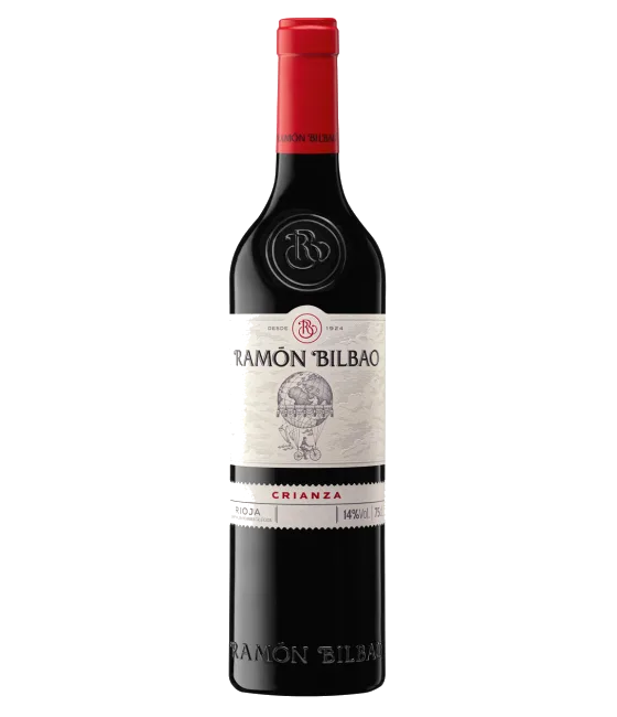 Ramón Bilbao Rioja Crianza, fles bij slijterij t Bockje in Bathmen