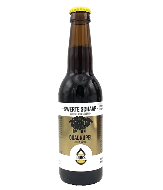 Durs Swerte Schaap Quadrupel, fles bij slijterij t Bockje in Bathmen