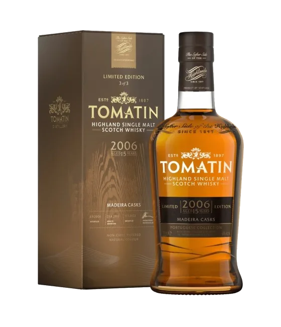 Tomatin Portuguese Collection Madeira Edition, fles bij slijterij t Bockje in Bathmen