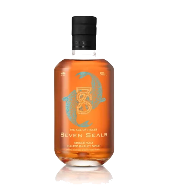 Seven Seals The Age of Pisces, fles bij slijterij t Bockje in Bathmen