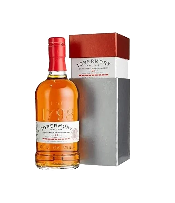 Tobermory 21 Years Old, fles bij slijterij t Bockje in Bathmen