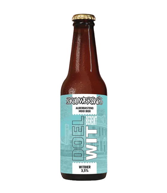 Brouwersnös Doelwit Witbier, fles bij slijterij t Bockje in Bathmen