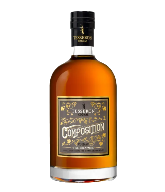 Composition Tesseron Cognac Fine Champagne, fles bij slijterij t Bockje in Bathmen