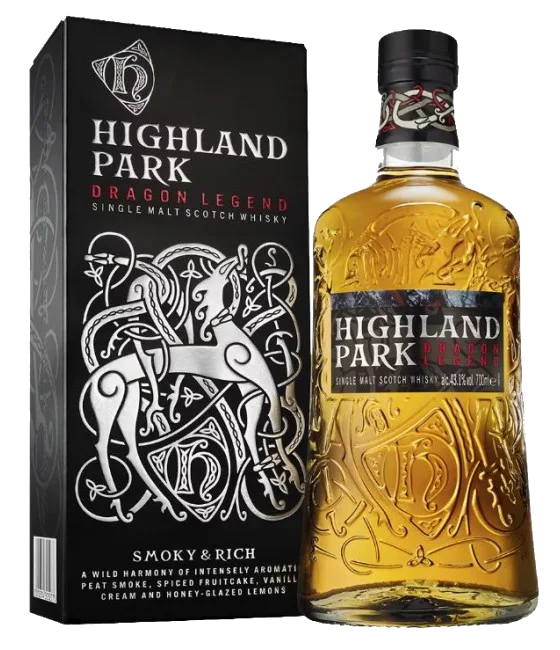 Highland Park Dragon Legend, fles bij slijterij t Bockje in Bathmen