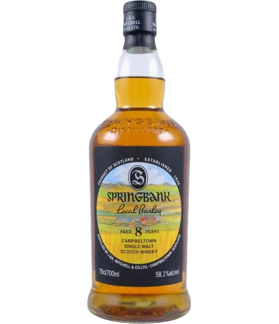 Springbank Local Barley 2025 8 Years Old, fles bij slijterij t Bockje in Bathmen