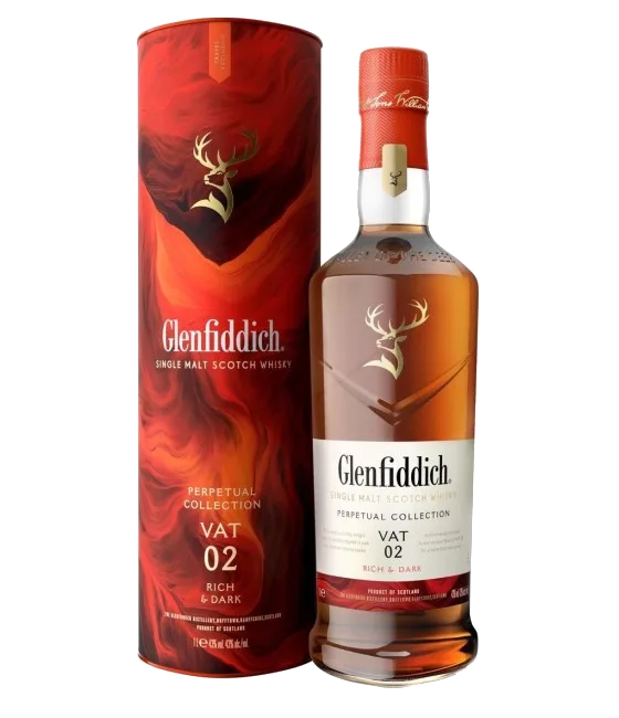 Glenfiddich Perpetual Collection Rich & Dark Vat 02, fles bij slijterij t Bockje in Bathmen